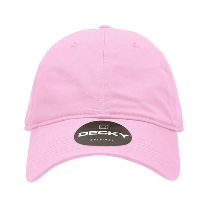 Decky 5120 Womens Relaxed Washed Cotton Hats Low Profile 6 Panel Curved Bill Dad Caps