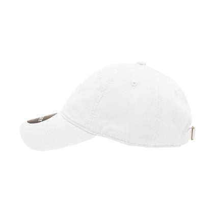 Decky 5120 Womens Relaxed Washed Cotton Hats Low Profile 6 Panel Curved Bill Dad Caps