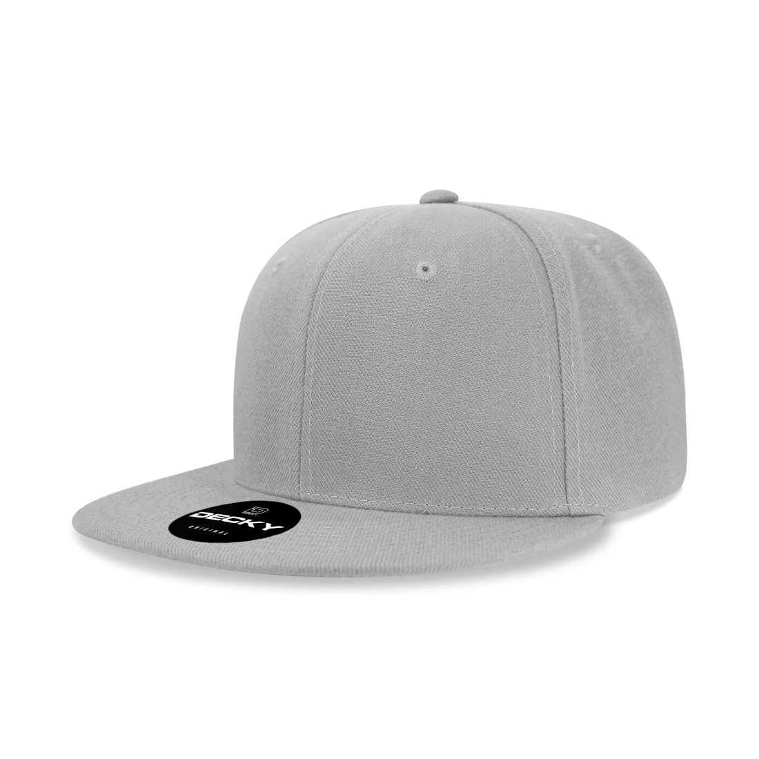 Decky 5121 Womens High Profile Snapback Hats 6 Panel Flat Bill Caps Constructed