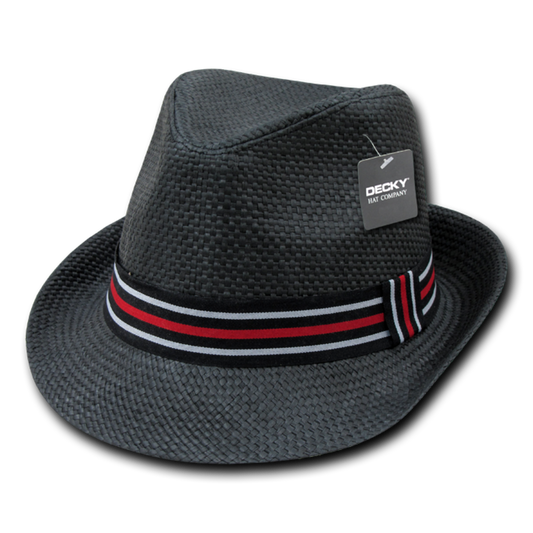 Decky 530 Paper Straw Fedora Hats Sun Caps Beach Summer Lightweight Wholesale - Arclight Wholesale