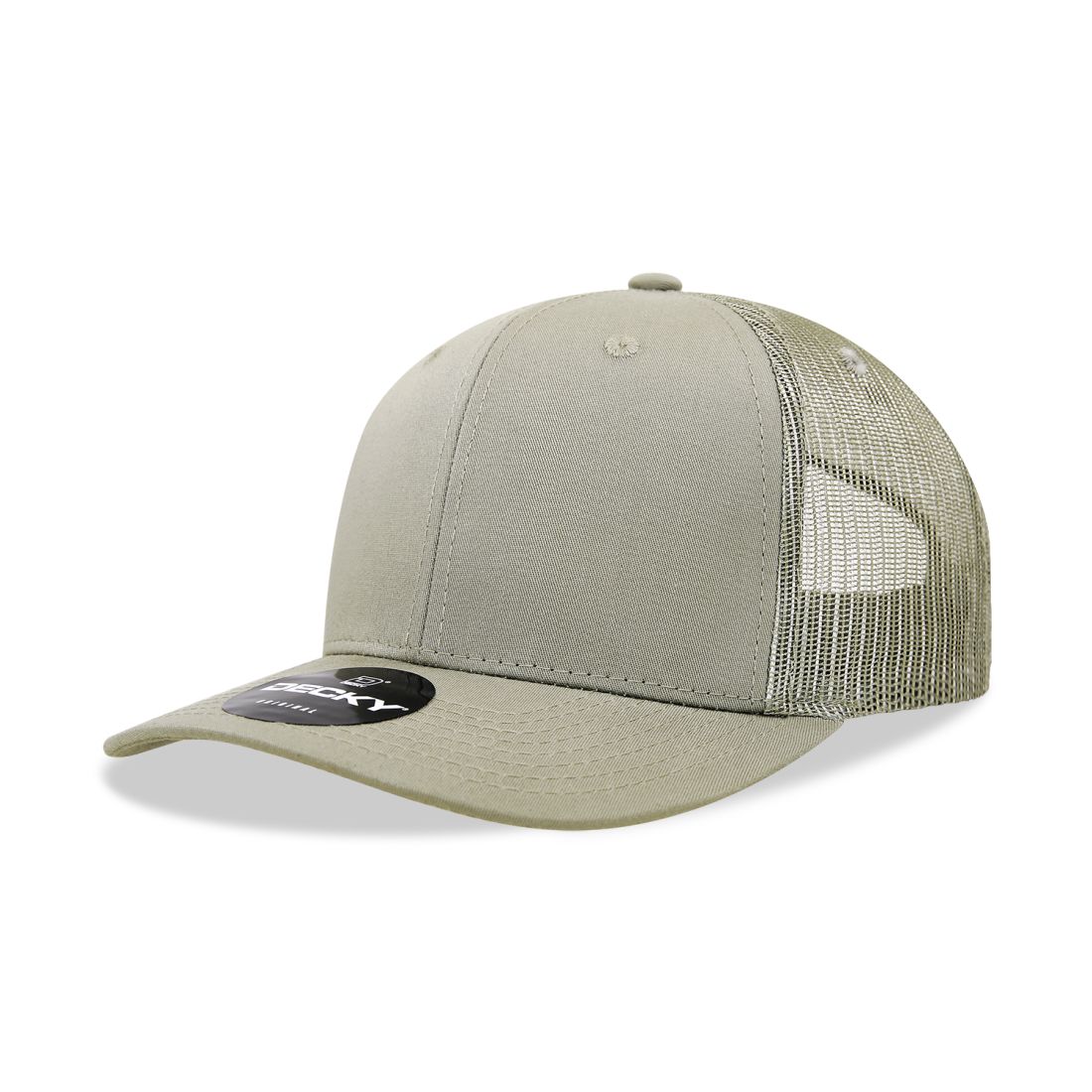 Decky 6021 Mid Profile Trucker Hats 6 Panel Caps Cotton Structured Wholesale - Group A