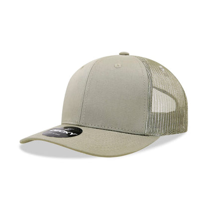 Decky 6021 Mid Profile Trucker Hats 6 Panel Caps Cotton Structured Wholesale - Group A