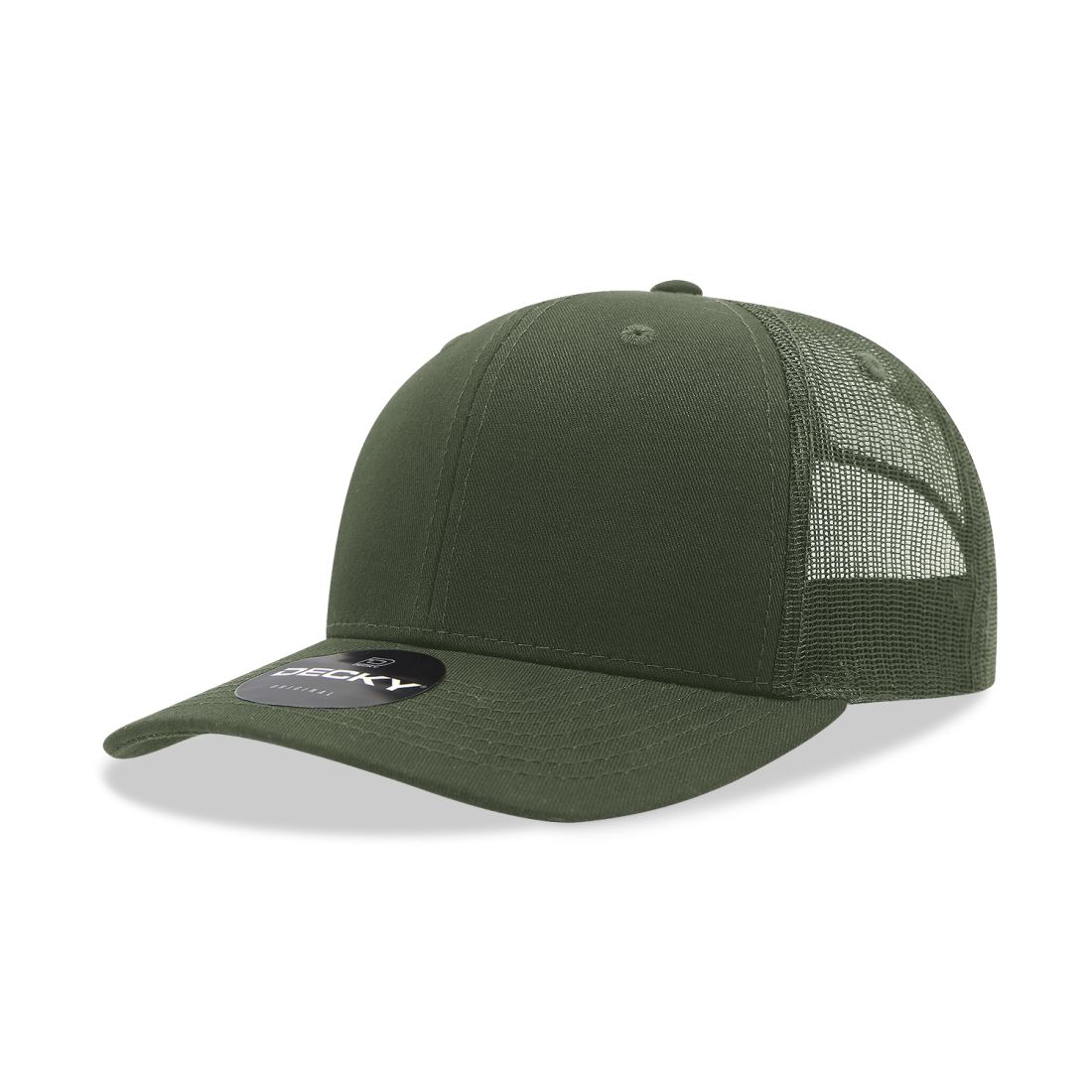 Decky 6021 Mid Profile Trucker Hats 6 Panel Caps Cotton Structured Wholesale - Group A