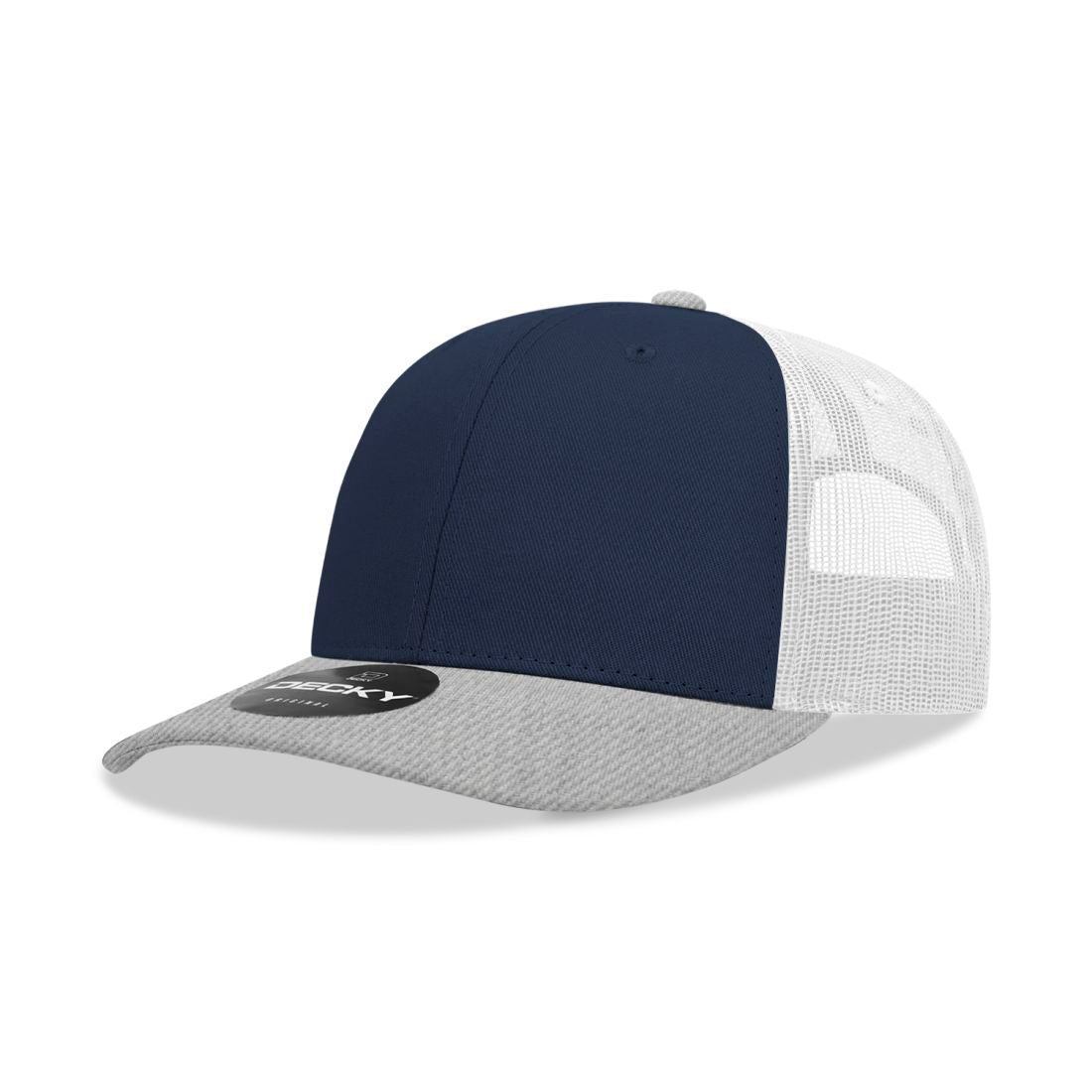 Heather Grey/Navy/White color variant
