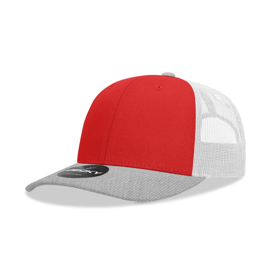 Heather Grey/Red/White color variant