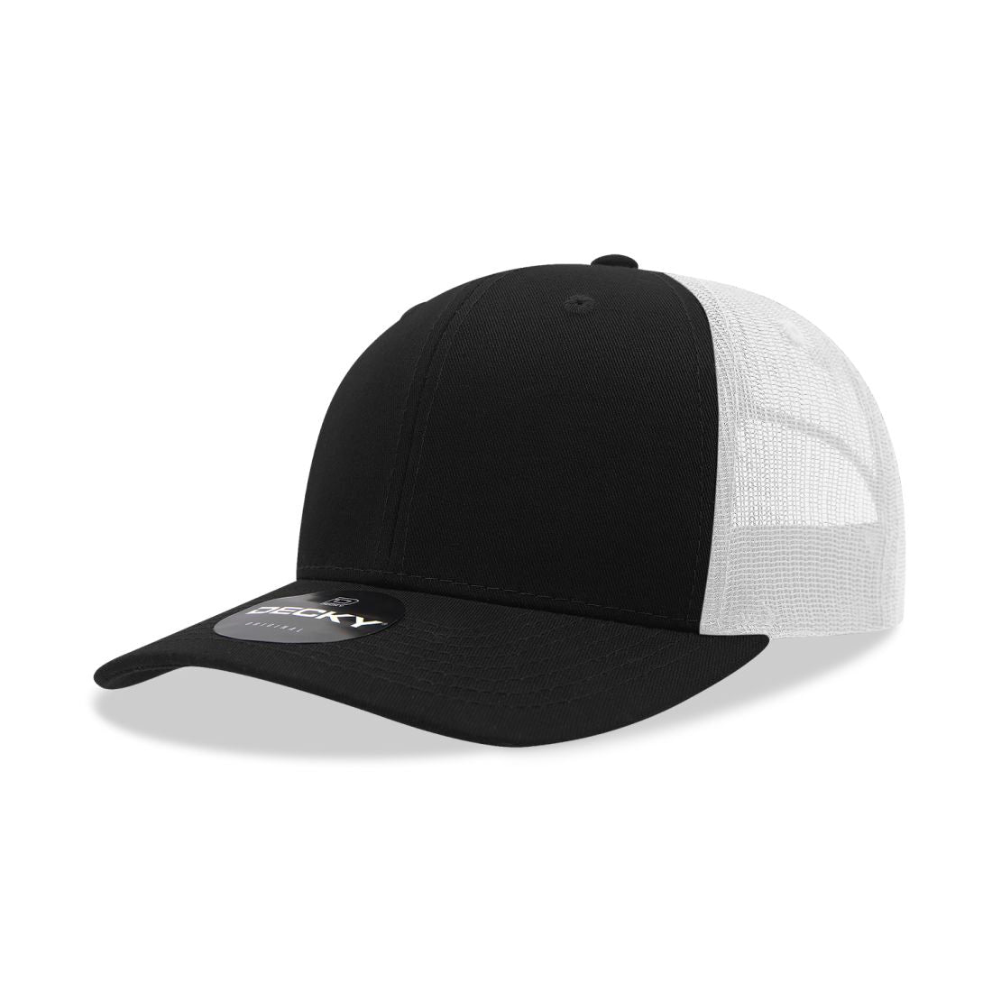 Decky 6021 Mid Profile Trucker Hats 6 Panel Caps Cotton Structured Wholesale - Group B