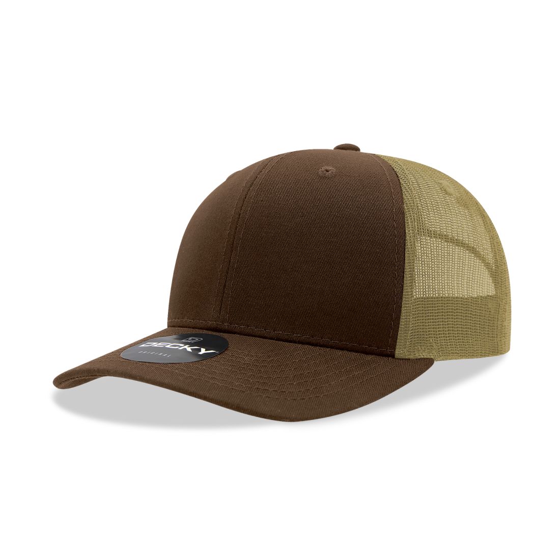 Decky 6021 Mid Profile Trucker Hats 6 Panel Caps Cotton Structured Wholesale - Group B