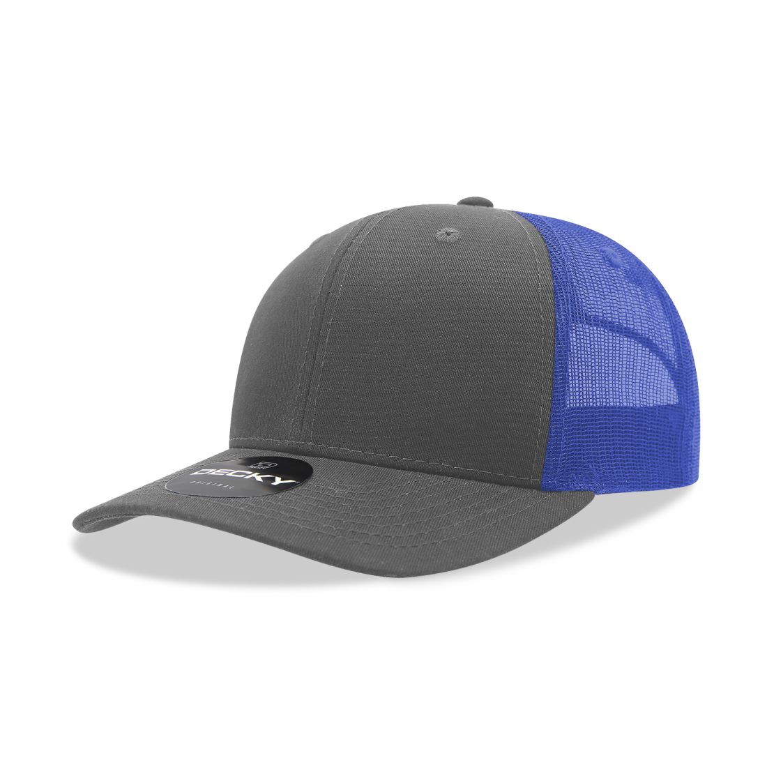 Decky 6021 Mid Profile Trucker Hats 6 Panel Caps Cotton Structured Wholesale - Group B