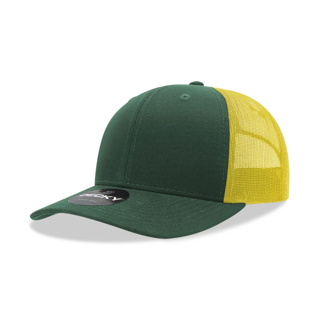 Decky 6021 Mid Profile Trucker Hats 6 Panel Caps Cotton Structured Wholesale - Group B