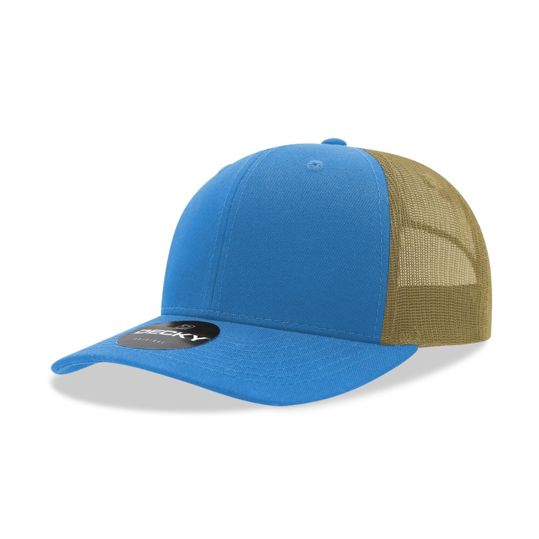 Decky 6021 Mid Profile Trucker Hats 6 Panel Caps Cotton Structured Wholesale - Group B