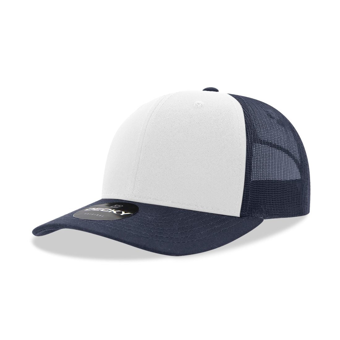 Decky 6021 Mid Profile Trucker Hats 6 Panel Caps Cotton Structured Wholesale - Group B