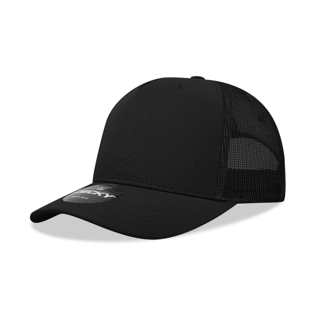 Decky 6030 Mid Profile Trucker Hats 5 Panel Caps Cotton Structured Wholeslae