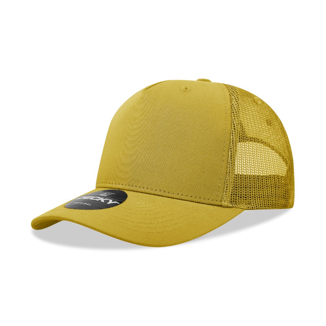 Decky 6030 Mid Profile Trucker Hats 5 Panel Caps Cotton Structured Wholeslae