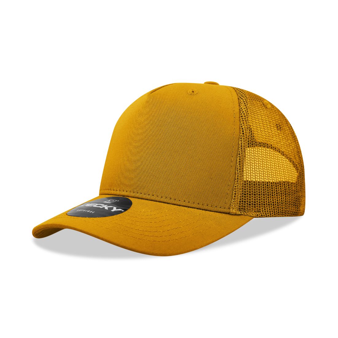 Decky 6030 Mid Profile Trucker Hats 5 Panel Caps Cotton Structured Wholeslae