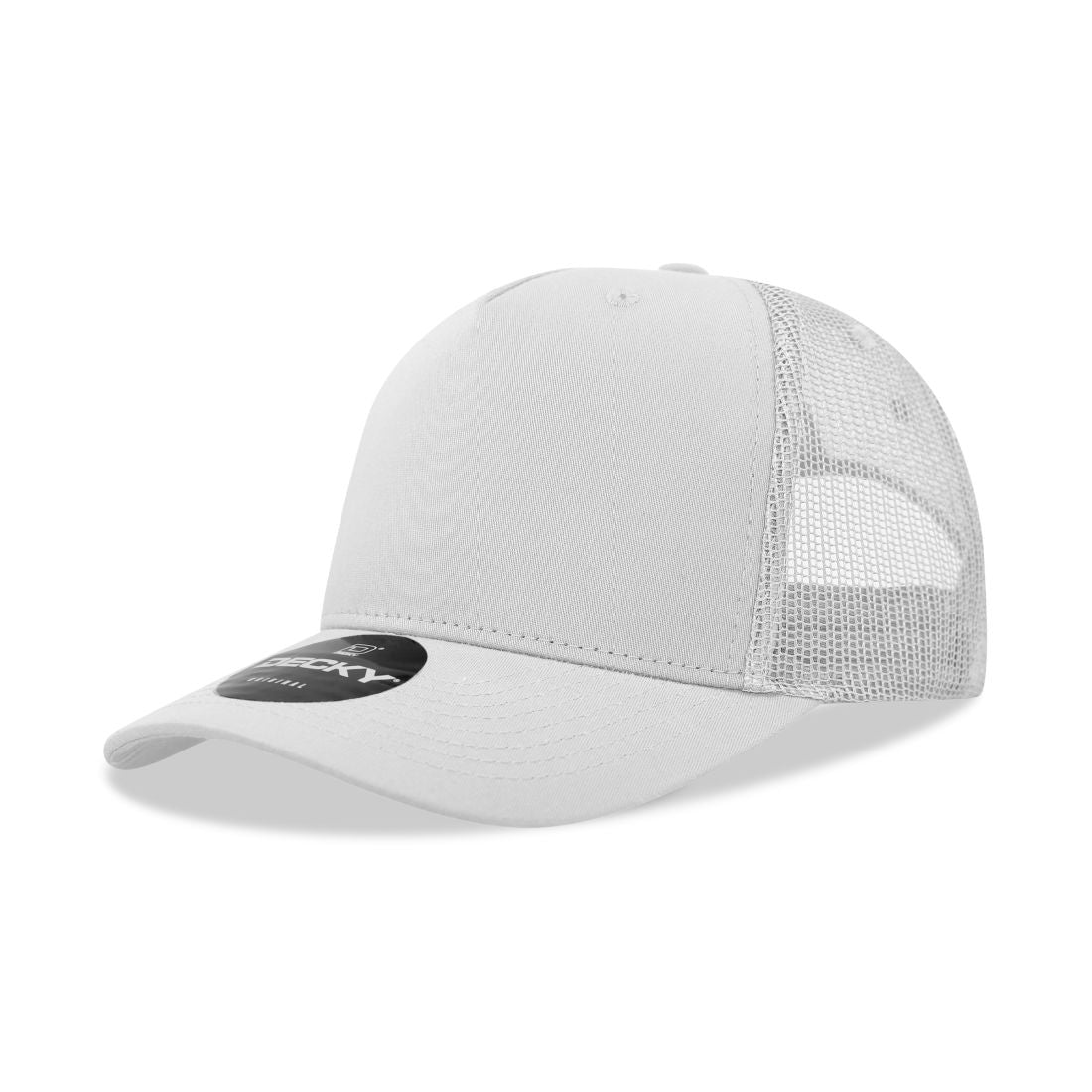 Decky 6030 Mid Profile Trucker Hats 5 Panel Caps Cotton Structured Wholeslae