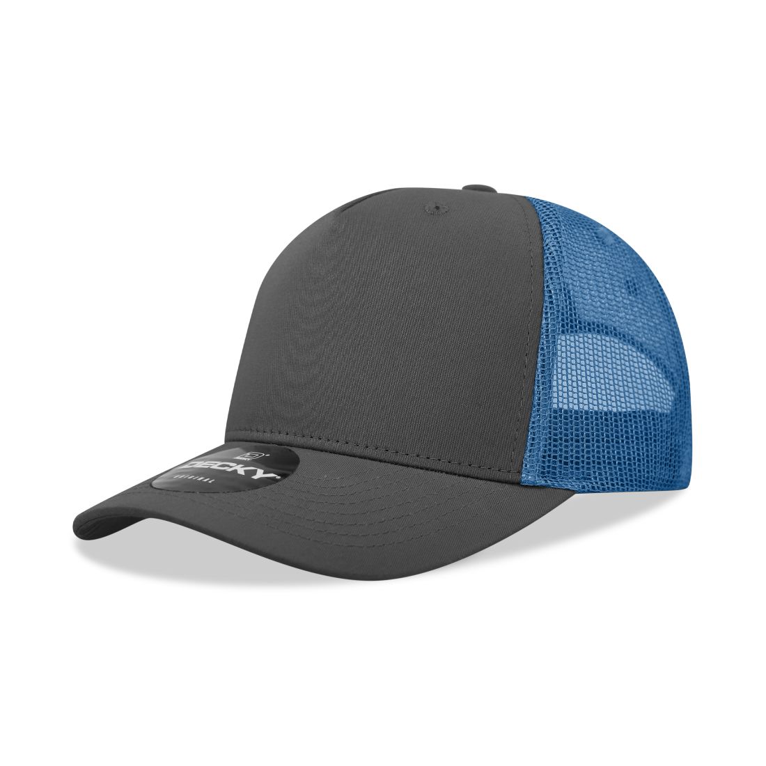 Decky 6030 Mid Profile Trucker Hats 5 Panel Caps Cotton Structured Wholeslae