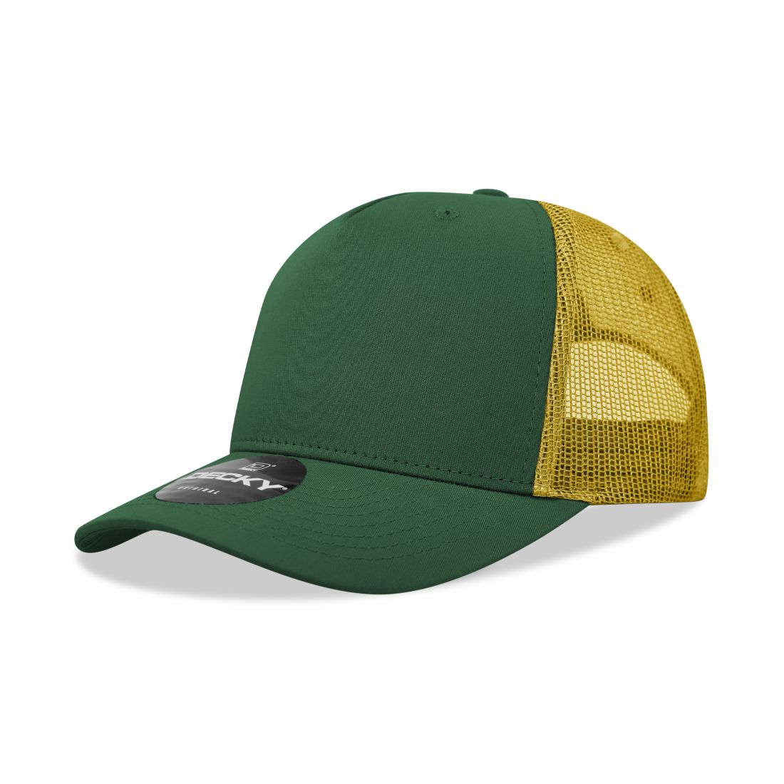 Decky 6030 Mid Profile Trucker Hats 5 Panel Caps Cotton Structured Wholeslae