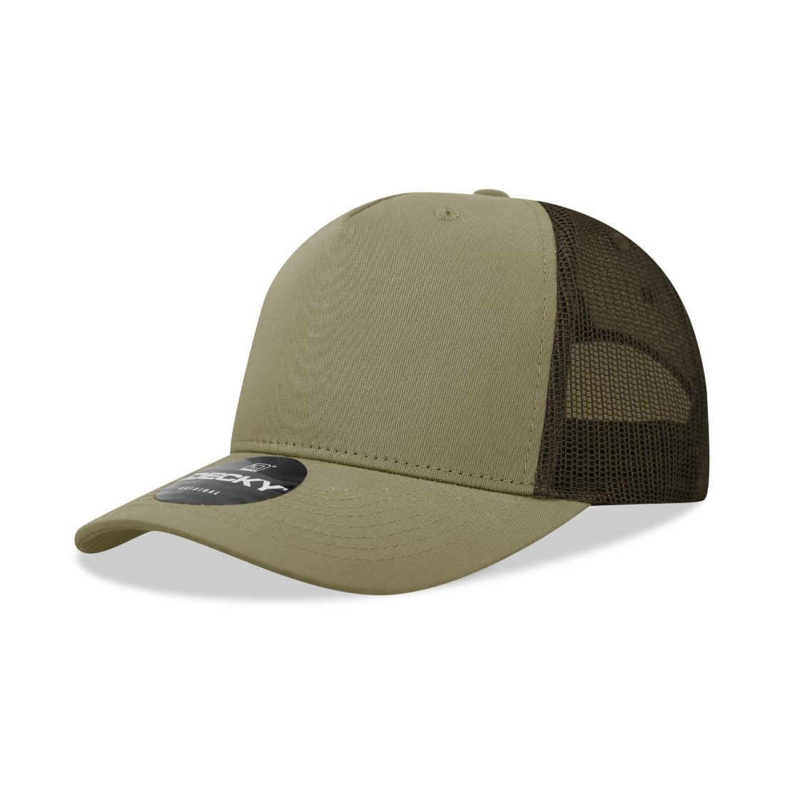 Decky 6030 Mid Profile Trucker Hats 5 Panel Caps Cotton Structured Wholeslae