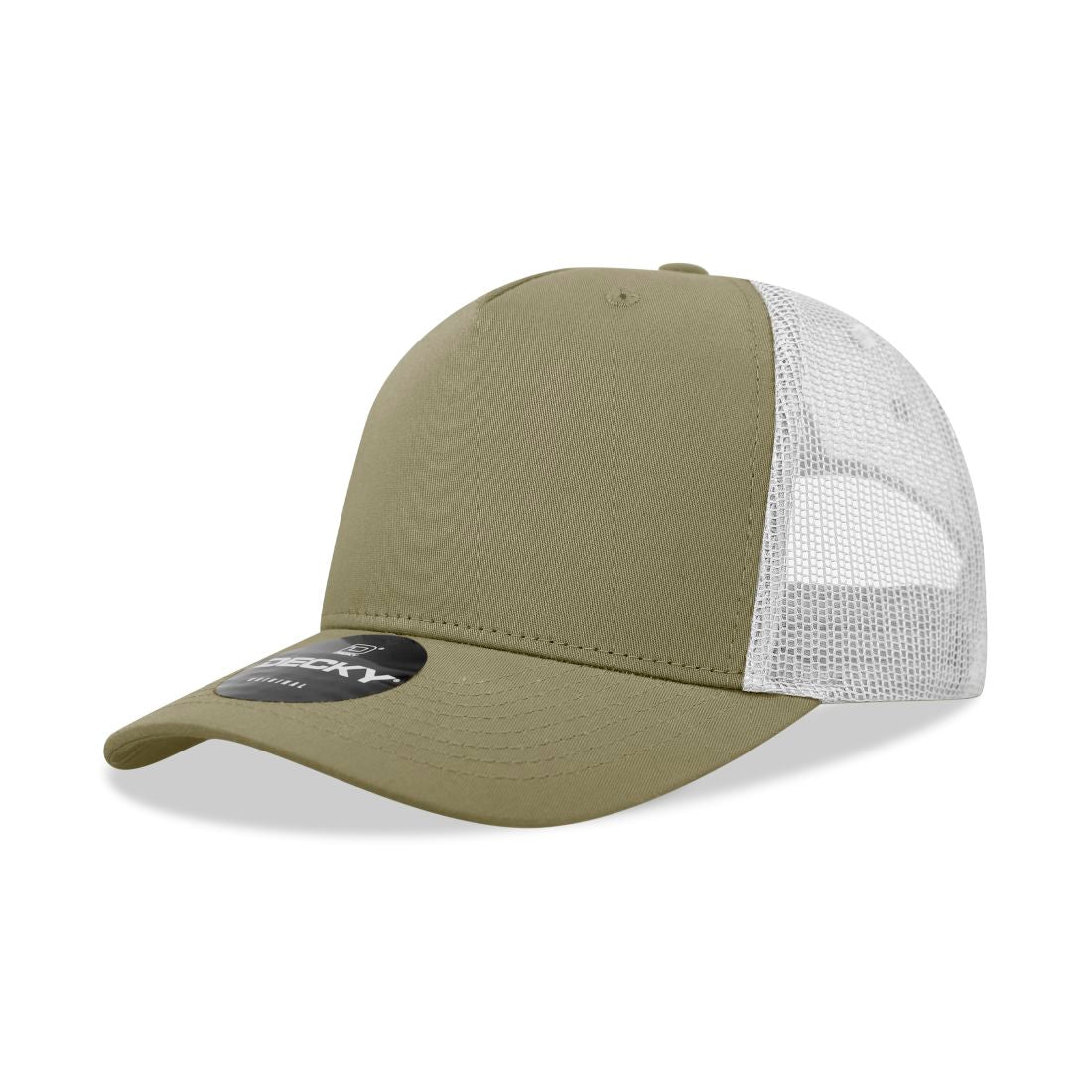 Decky 6030 Mid Profile Trucker Hats 5 Panel Caps Cotton Structured Wholeslae