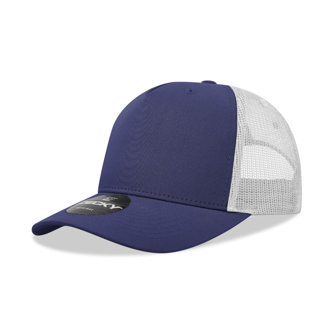 Decky 6030 Mid Profile Trucker Hats 5 Panel Caps Cotton Structured Wholeslae