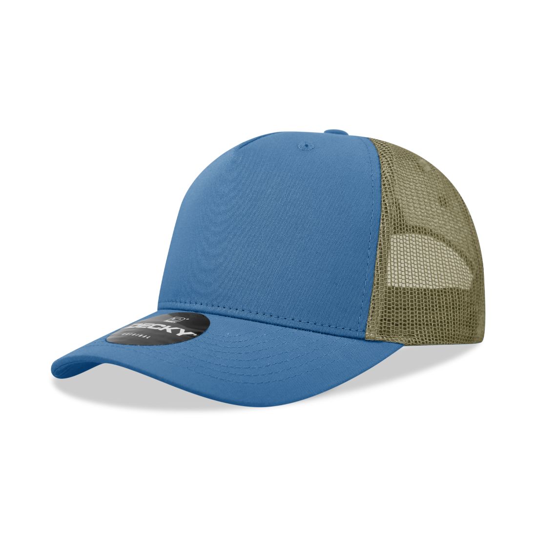 Decky 6030 Mid Profile Trucker Hats 5 Panel Caps Cotton Structured Wholeslae