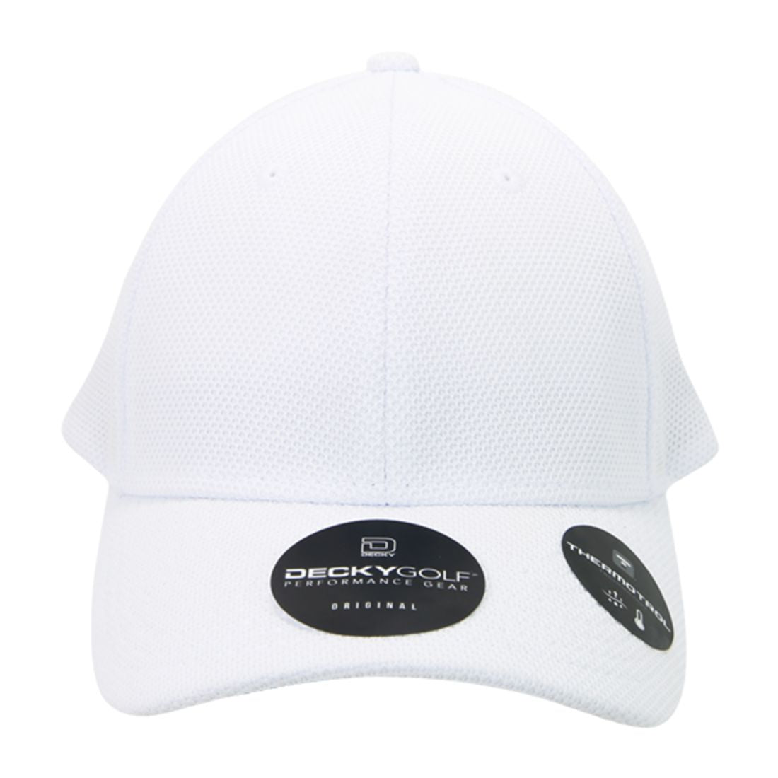 Decky 6101 Pique Pattern Low Crown Hats Golf Structured Caps 6 Panel Curved Bill Wholesale
