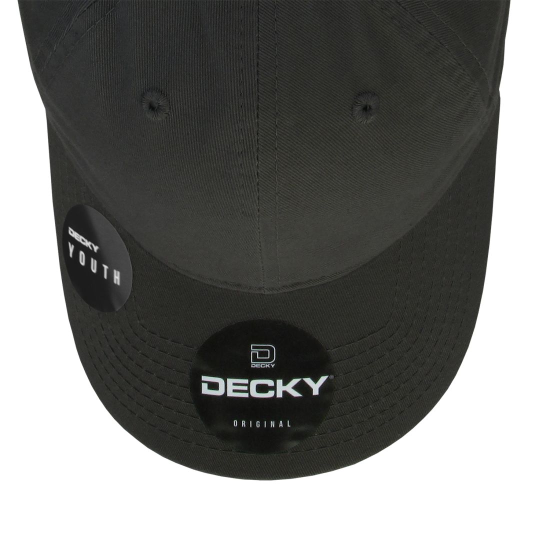 Decky 6111 Pique Pattern Low Crown Hats 7 Panel Curved Bill Performance Caps Wholesale