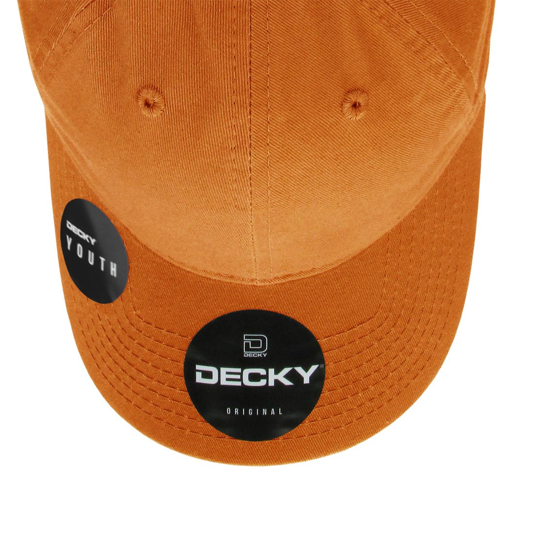 Decky 6111 Pique Pattern Low Crown Hats 7 Panel Curved Bill Performance Caps Wholesale