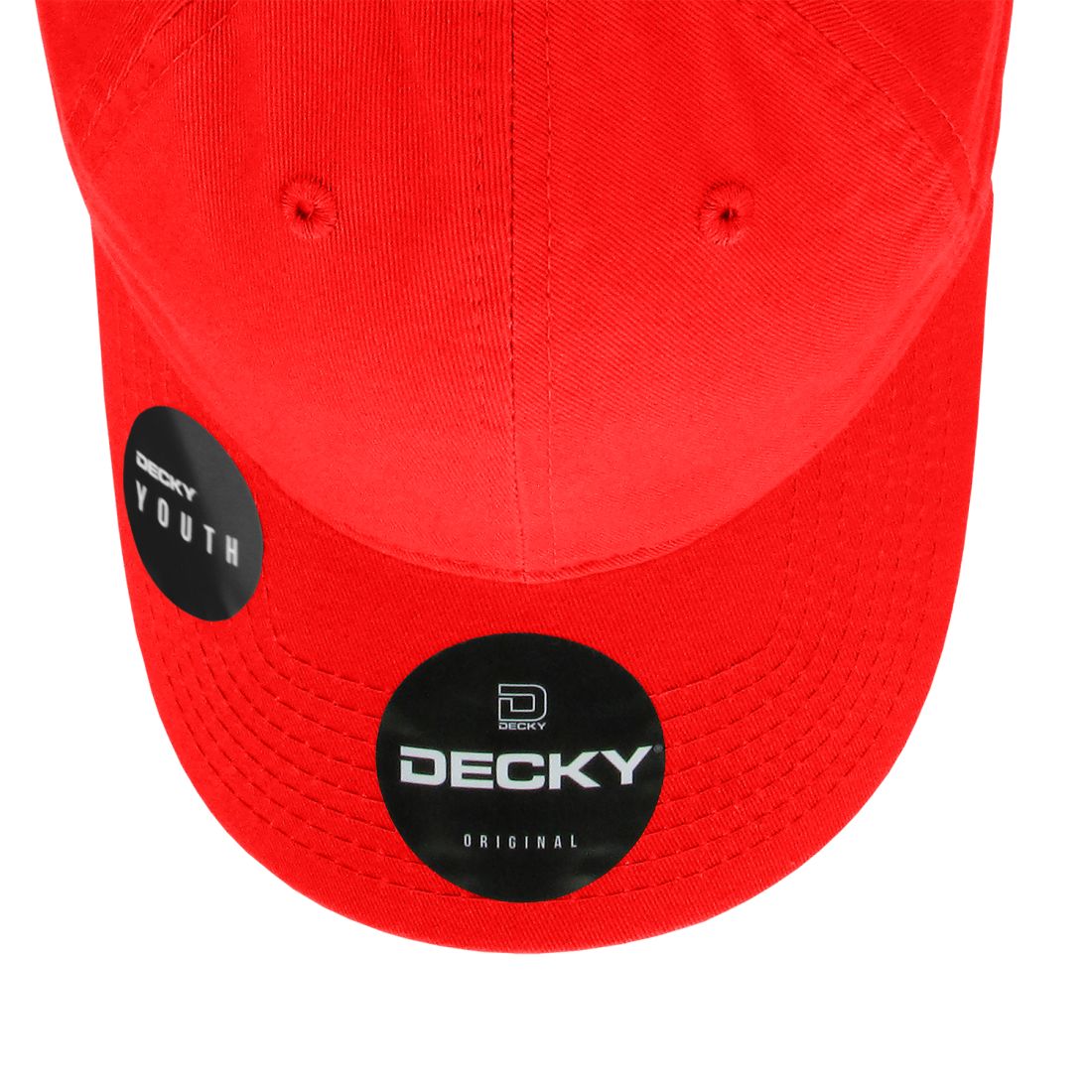 Decky 6111 Pique Pattern Low Crown Hats 7 Panel Curved Bill Performance Caps Wholesale