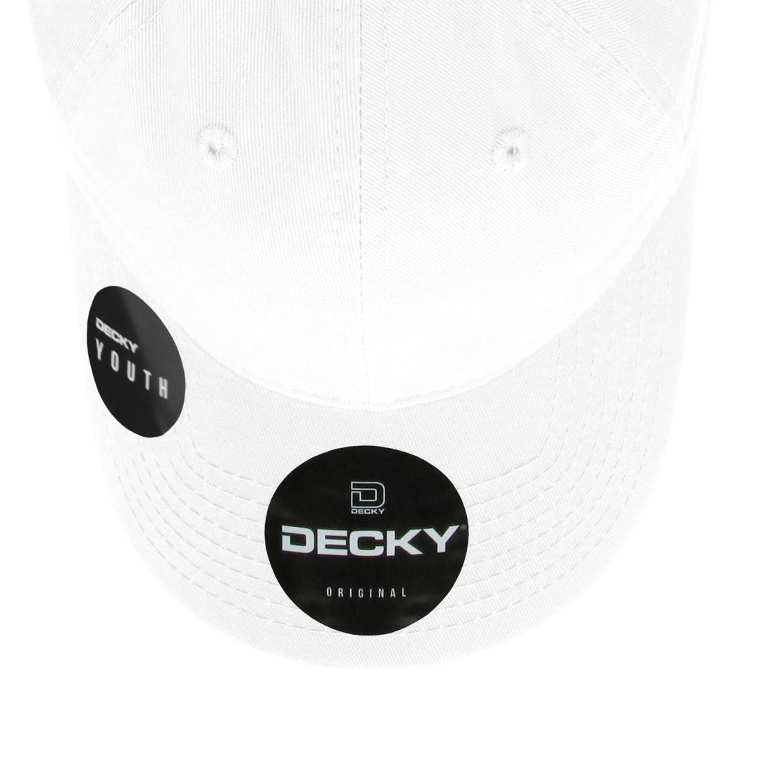 Decky 6111 Pique Pattern Low Crown Hats 7 Panel Curved Bill Performance Caps Wholesale