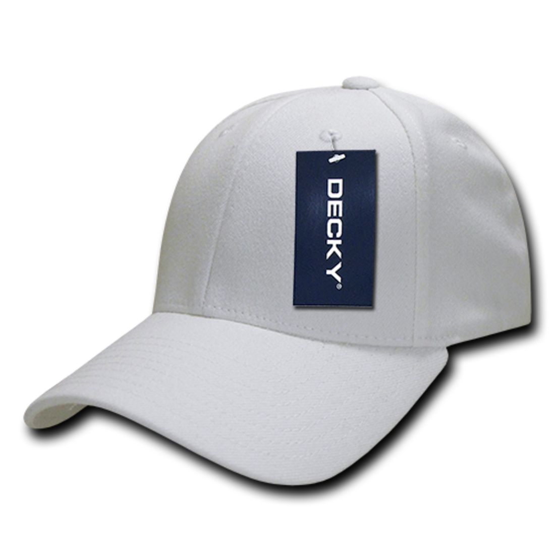 Decky 870 High Profile FitAll Flex Hats 6 Panel Curved Bill Baseball Caps