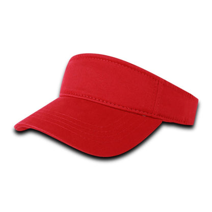 Decky 962 Cotton Chino Twill Cotton Polo Visors Hats Golf Sports Caps