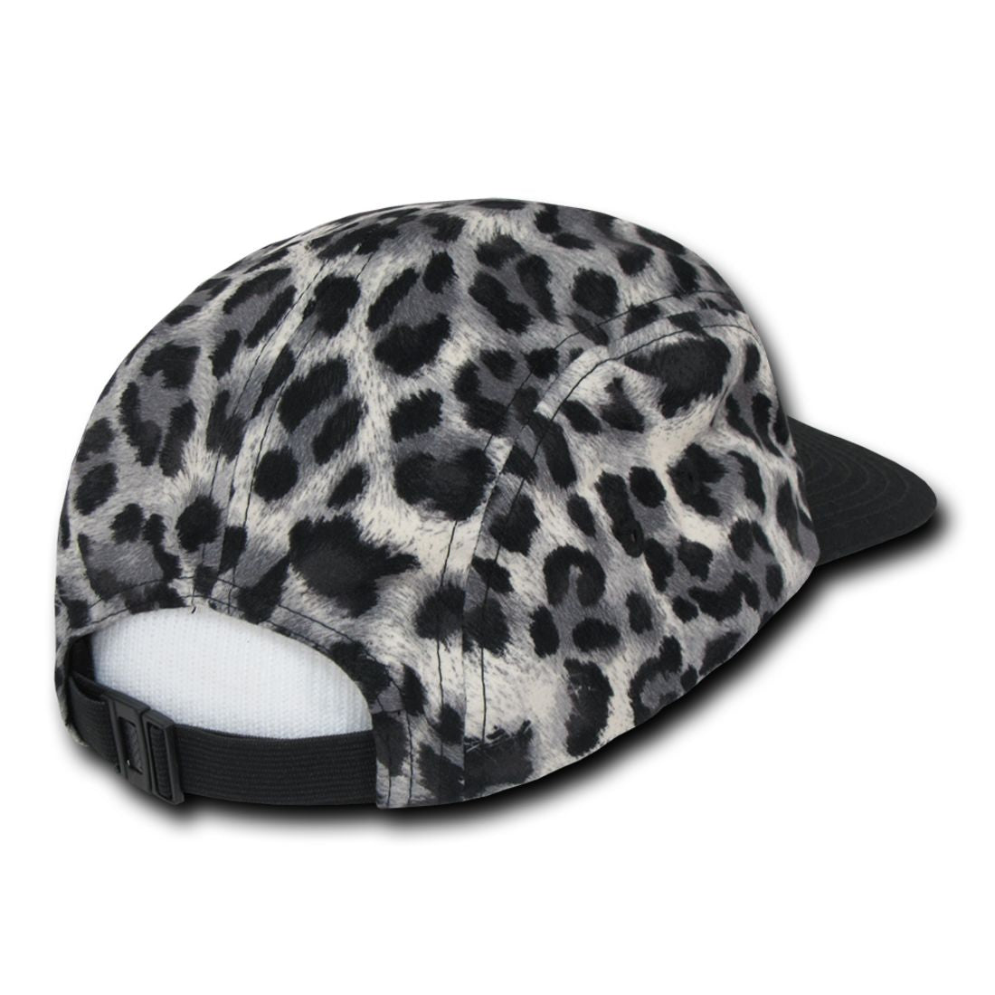 Decky 986 5 Panel Animal Print Racer Racing Hats Jockey Camper Biker Caps