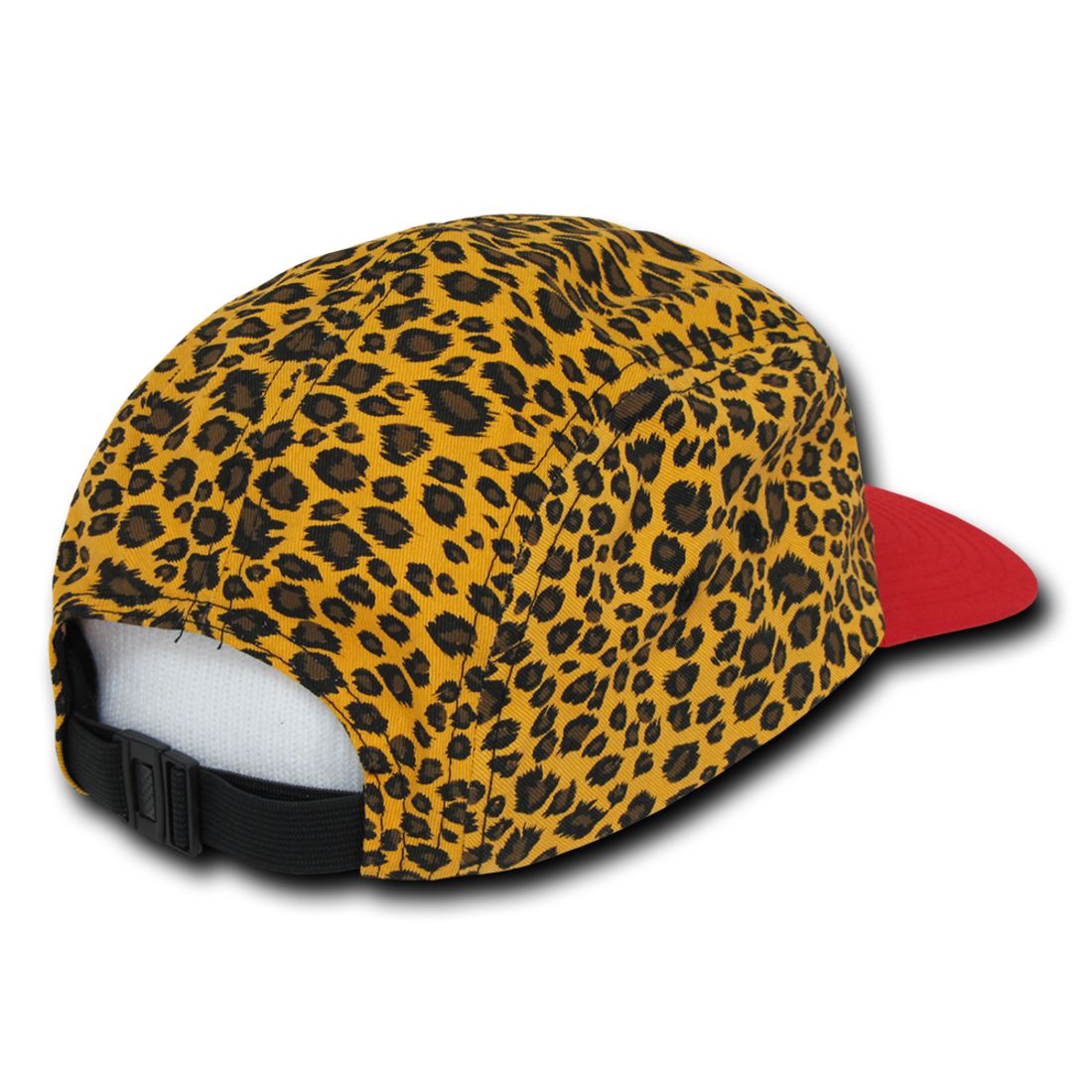 Decky 986 5 Panel Animal Print Racer Racing Hats Jockey Camper Biker Caps