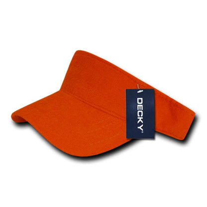 Decky 996 Blank Terry Cloth Visors Snug Fit Sports Golf Sun Caps Summer