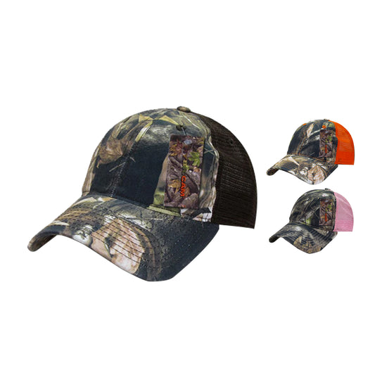 Decky 227 Relaxed Camouflage Hybricam Trucker Hats Low Profile 6 Panel Baseball Caps - Arclight Wholesale