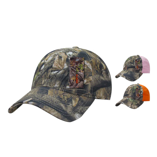 Decky 228 Relaxed Camouflage Hybricam Trucker Hats Low Profile 6 Panel Caps - Arclight Wholesale