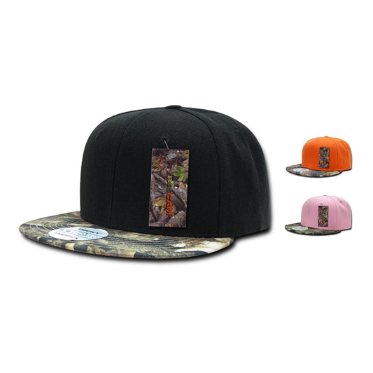 Decky 390 Camouflage Hybricam Snapback Hats 6 Panel Baseball Caps - Arclight Wholesale