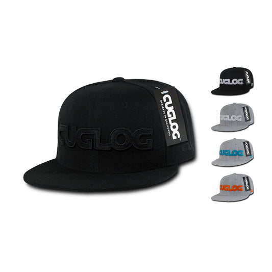 Cuglog C23 All Day Constructed Snapback Hats 6 Panel Flat Bill Caps Sports - Arclight Wholesale