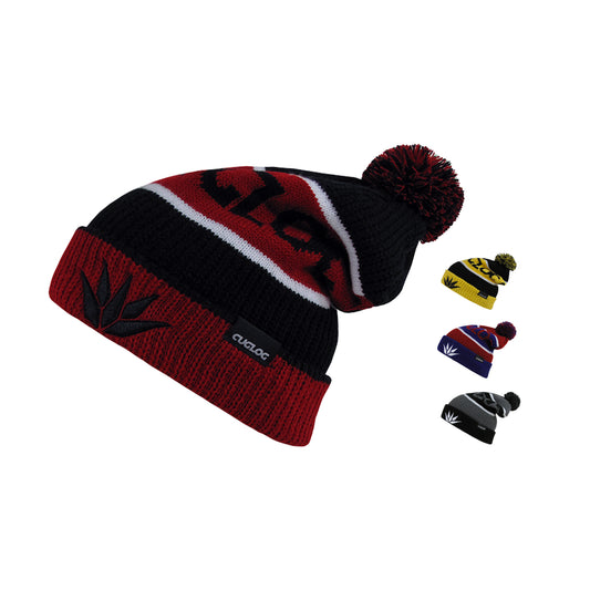 Cuglog K038 Cotopaxi Knit Pom Pom Beanies Hats Fuzzy Ball Winter Ski Caps - Star Hats & Embroidery