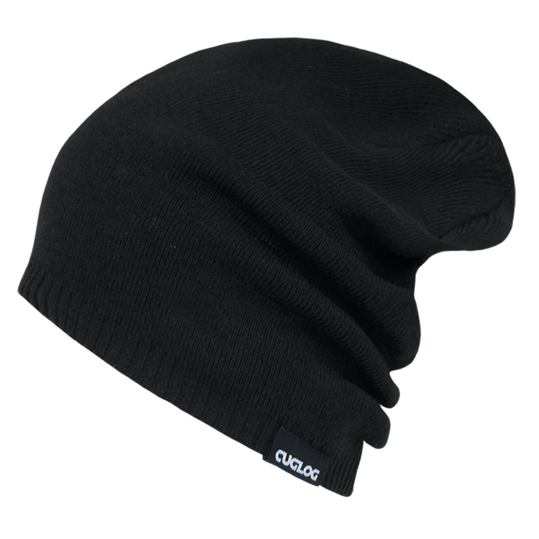 Cuglog K018 Long Slouch Ribbed Knit Beanies Hats Baggy Winter Skater Ski Caps