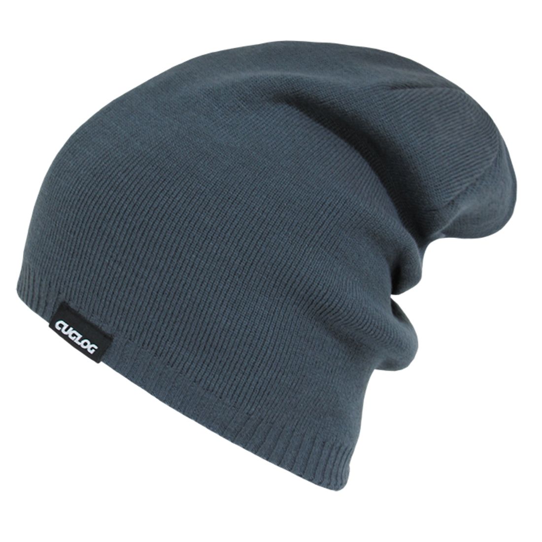 Cuglog K018 Long Slouch Ribbed Knit Beanies Hats Baggy Winter Skater Ski Caps