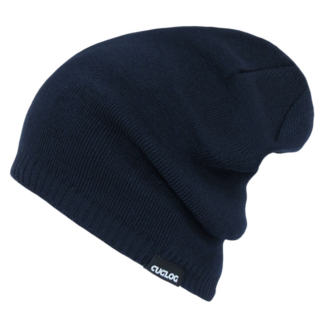 Cuglog K018 Long Slouch Ribbed Knit Beanies Hats Baggy Winter Skater Ski Caps