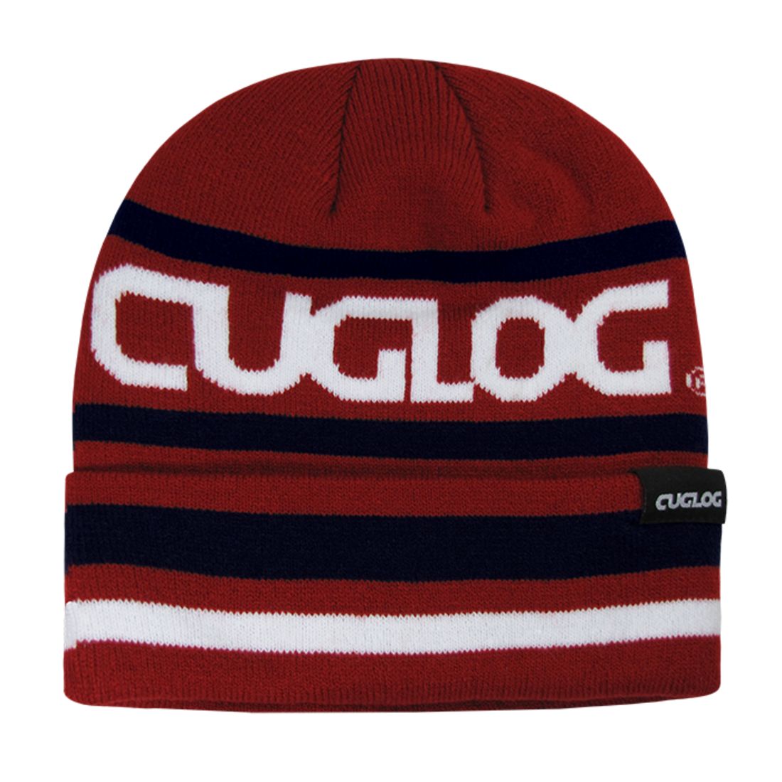 Cuglog K022 Kailash Striped Cuffed Knit Beanies Hats Winter Braided Ski Caps