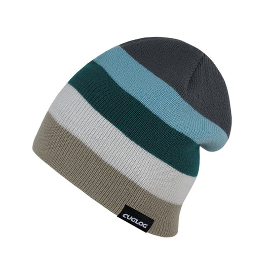 Cuglog K033 Rushmore Colorful Striped Knit Beanies Hats Winter Ski Caps - Star Hats & Embroidery