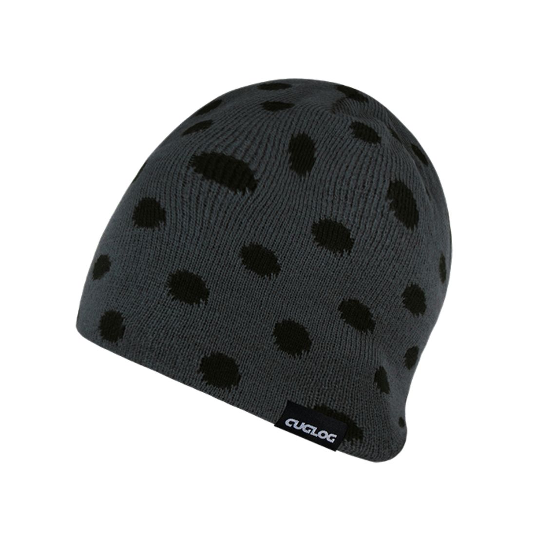 Cuglog K035 Thor Polka Dot Knit Beanies Hats Lined Winter Ski Caps Men Women