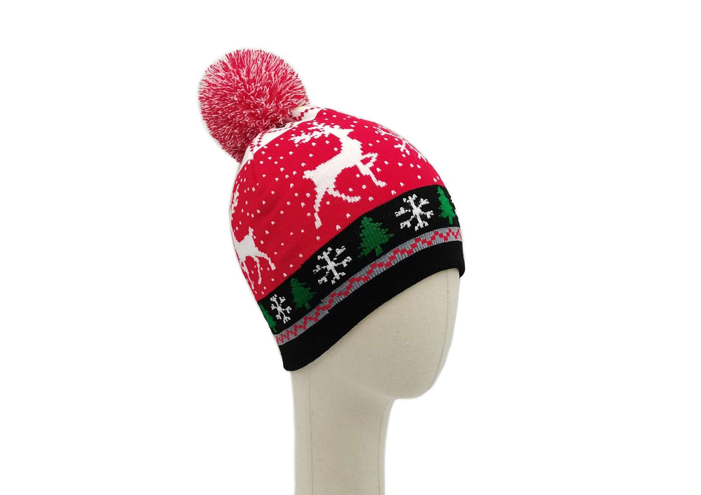 Empire Cove Winter Holiday Christmas Beanie with Yarn Pom Pom Holiday Gifts