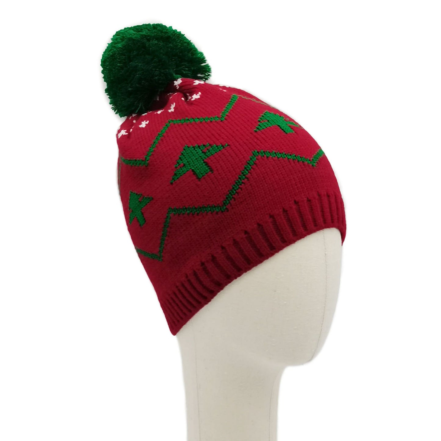 Empire Cove Winter Holiday Christmas Beanie with Yarn Pom Pom Holiday Gifts