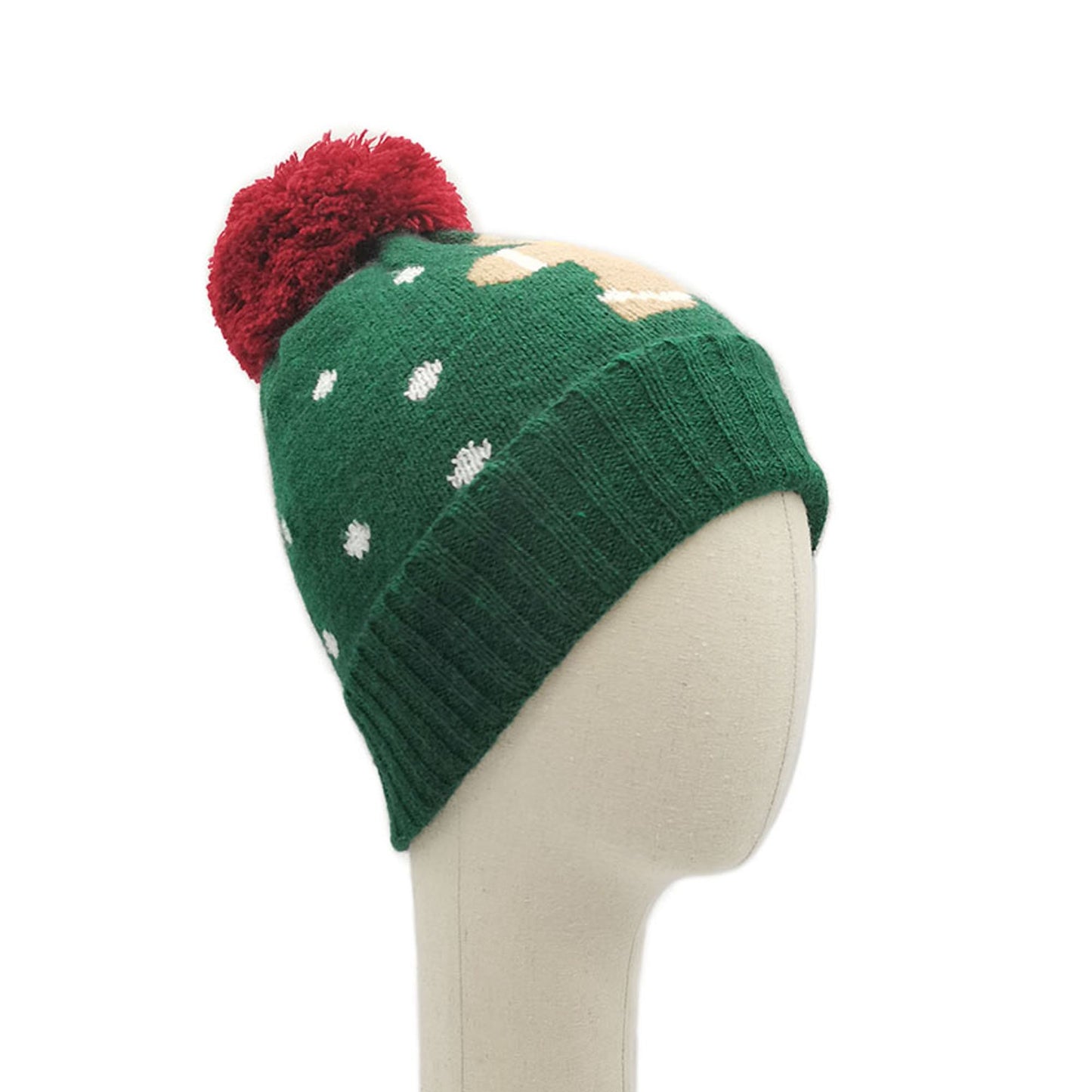 Empire Cove Winter Holiday Christmas Beanie with Yarn Pom Pom Holiday Gifts