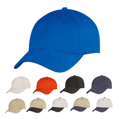 1 Dozen 6 Panel Low Crown Brushed Cotton Baseball Caps Hats Wholesale Bulk-Casaba Shop